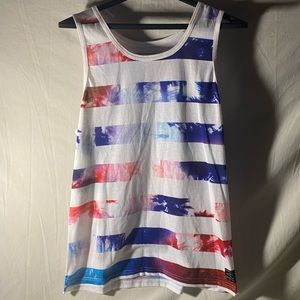USA Stripes Casual Tank Top